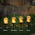 Amazon Hot Sale Solar Resin Led Cartoon Owl Lawn Yard Garden Decoration Outdoor Landscape Lamp