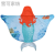 Mermaid Shaped Cloak Cloak Custom Digital Printing Flannel Shawl Can Be Customized in Small Batches