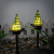 Solar Outdoor Yard Lamp Christmas Tree Resin Balcony Garden Layout Terrace Lawn Floor Outlet Decoration Small Night Lamp