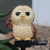 Amazon Hot Sale Solar Resin Led Cartoon Owl Lawn Yard Garden Decoration Outdoor Landscape Lamp