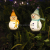 Solar Christmas Snowman Light Solar Decorative Lamp Solar Snowman Lawn Lamp Solar Ground Lamp