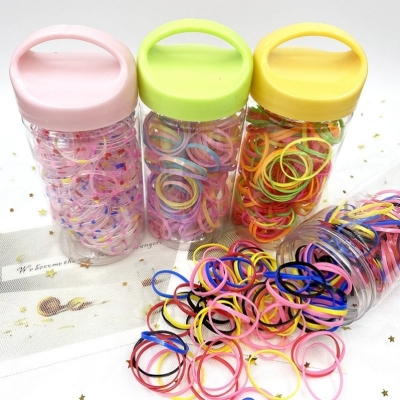 Children's Disposable Bottled Rubber Band