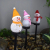 Solar Christmas Snowman Light Solar Decorative Lamp Solar Snowman Lawn Lamp Solar Ground Lamp