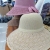 New Summer Sunshade Girl's Cap Solid Color Wide Brim Knitted Sun Protection Hat