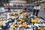 Yiwu delivers 332 tons of parcels overseas in Q1