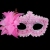 Holiday Masks, Party Mask, Half Face Flower Mask, Halloween Mask, Carnival Mask,