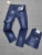 High Waist Lace-up Jeans Women's Autumn Clothing New Design Sense Niche Smoky Gray Loose Straight Wide Leg Mop Pants