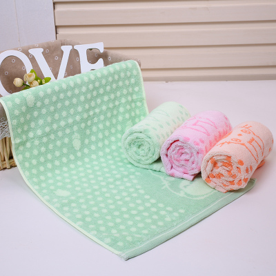 100% pure cotton towel Cartoon jacquard towel wholesale towel