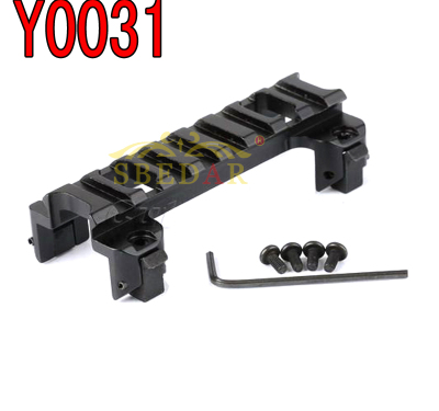 Rifle Tactical  Dovetail Rail Extension 30mm to 20mm