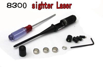 Red Laser Bore Sighter .22 to .50 Caliber Boresighter New Style 3 Battery Collimator