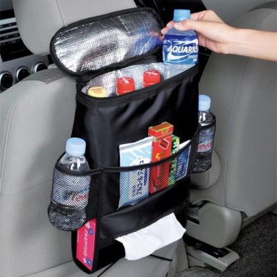  Car Seat Organizer Holder Multi-Pockets Warm-keeping Travel Heat preservation bags