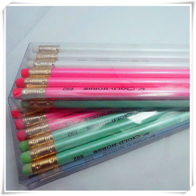 wooden basswood HB pencil writing pearl paint