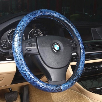 Car leather Steering wheel covers 