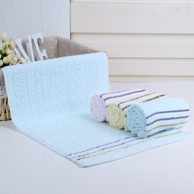 pure cotton towel simple and High-grade gifts towel jacquard weave  absorbent towel