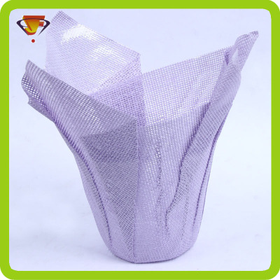 8 inch paper weave flower pot cover without bowknot for planting