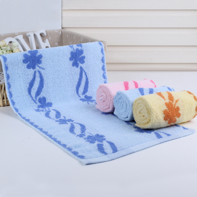 Pure cotton towel jacquard towels labor insurance welfare face mention clover towel