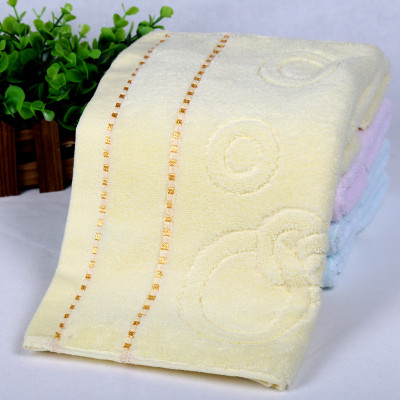 Factory direct sale twistless pure cotton towel jacquard towel water absorption face towel