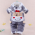 hildren with hood printing 3 d embroidery cartoon suits 
