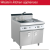 2015 new type industrial Stainless Steel Gas Style Two Tank Fryer Include Two Basket With Cabinet