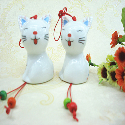The doctor cat wind chimes Ceramic wind chimes