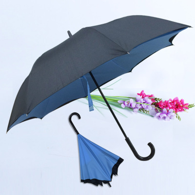 upside down umbrella reverse or inverted umbrella double layer