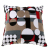 Pillow case printed canvas cushion sofa car and office cushion not contain the inner
