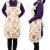 Lattice flower apron Work apron home used apron korea edition princess apron