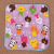 100% cotton printed hand towel   20*20cm cartoon baby towel  stock  mix designs