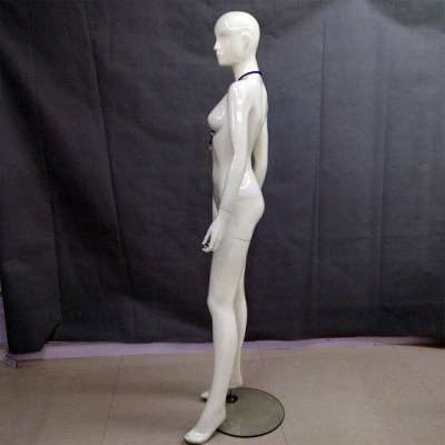 Plastic female model display stand Woman model real-like model