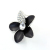 Factory outlets top grade alloy earrings platinum black rose earrings