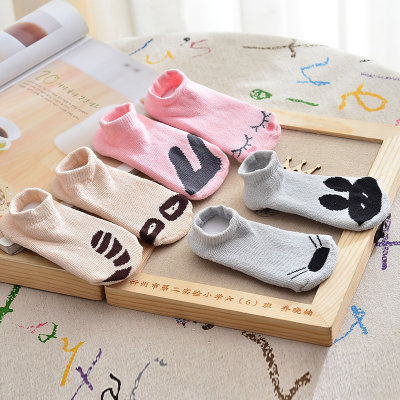 Winter cotton thickened terry floor socks baby's socks AB socks antiskid baby's socks