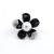 High quality elegant oil drip pearl flower shape earrings high quality rhinestone alloy earrings