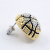 Rhinestone inlaid earrings cute ball and semi-ball shape women's earrings alloy ear decorations