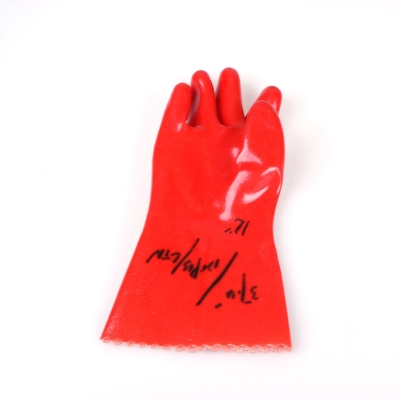 Industrial latex thickened working rubber gloves leather working gloves