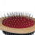 Pet double use comb Wooden comb with beads 