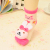 New style terry loop socks Baby socks Cartoon socks with doll and bell