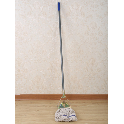Restaurant hotel store house cotton yarn iron rod mop,head can be change,wax  