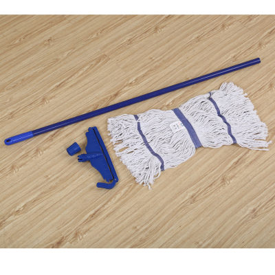 clamped-in style mop pure cotton yarn mop detachable water mop head