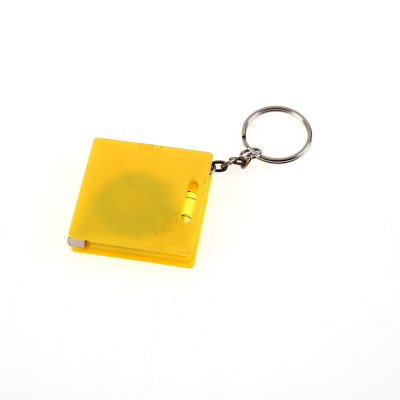 Square levelling portable steel tape mini tape key rings