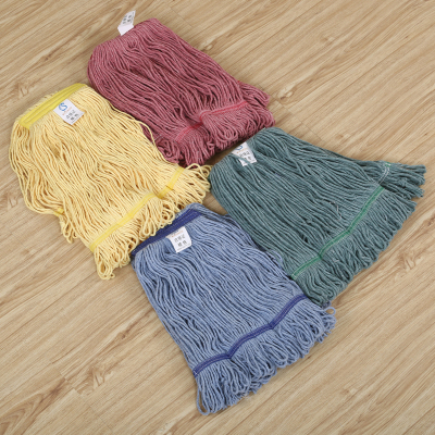 Wax mop head cotton yarn detachable strong water absorption mop head substitution 
