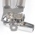 Stainless steel handle can opener
