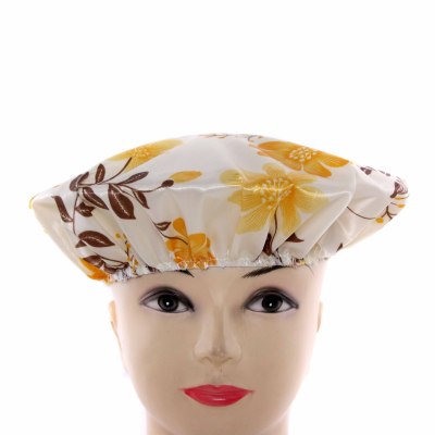 Nylon plain edge bath cap Lady's waterproof shower cap