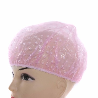 PE bath and shower cap Women's waterproof environment protection shower cap