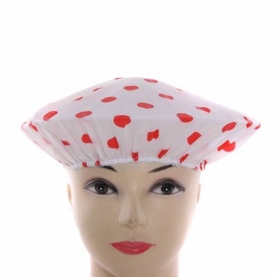 PE bath cap Lady's waterproof shower cap