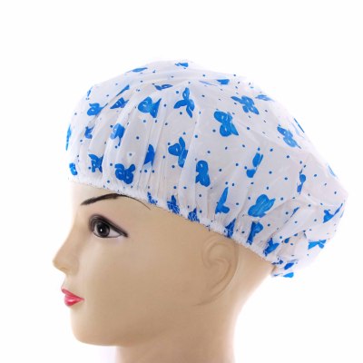 PE bath cap Women's waterproof shower cap Environmental protection cap 