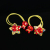 Sweet style hair ring cute five-pointed star shape animal pattern hair band girls' hair ornaments