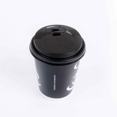 Disposable paper cup juice milk tea coffee cup food grade double-layer paper cup