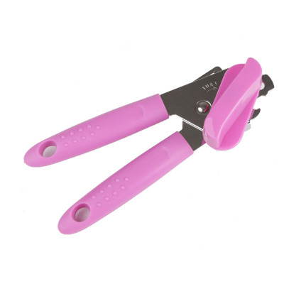 Plastic handle stainless steel can opener