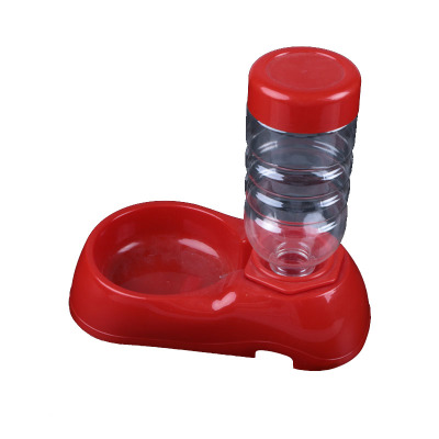 Pet automatic feed water bowls plastic 