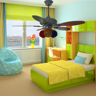 Modern Ceiling Fan Unique Fans with Lights Remote Control Light Blade Smart Industrial Kitchen Led Cool Cheap Room 120